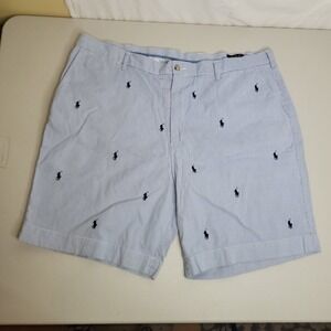 Polo Ralph Lauren Striped Seersucker Shorts w/ Horses